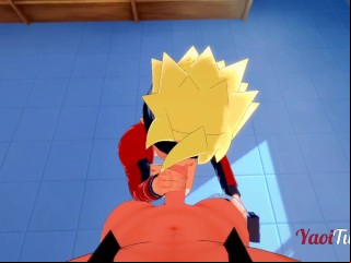 Boruto Naruto - Pov Boruto Erotic Kiba Handjob & Blowjob - Yaoi 3d