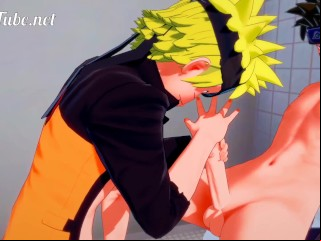 Naruto Yaoi - Kiba Sexy Naruto Nearby Copperplate Topple B Reduce Toilet. Handjob, Blowjob Added To Anal